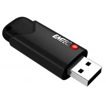 USB-stick Emtec B120 Click Secure 16 GB USB Type-A 3.2 Gen 2 zwart