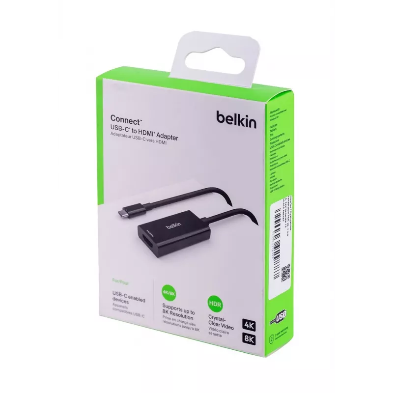Belkin AVC013BTBK videokabel-adapter HDMI type A (standaard) USB Type-C zwart