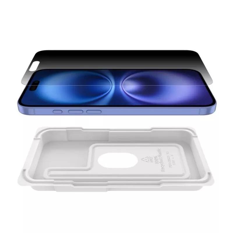 Privacyschermbescherming Belkin OVA168HQ voor iPhone 16 Plus antibacterieel schokbestendig