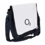 Laptoptas o2 model 15.4 — geschikt voor 15,4-inch laptops, blauw/wit