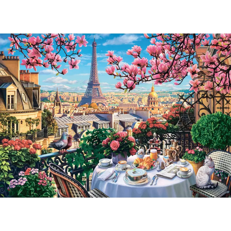 Puzzel Schmidt Spiele Ontbijt in Parijs – 1000 stukjes, model 58876