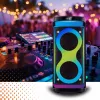 Draagbare luidspreker MANTA SPK0601B100, 100 W, Bluetooth, karaoke, draadloze microfoon, accu, equalizer, discolicht