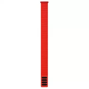 Garmin UltraFit horlogeband 22 mm nylon vlammenrood (010-13306-12)