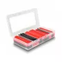 Krimpkous DeLOCK 20909 196 stuks zwart rood 2:1