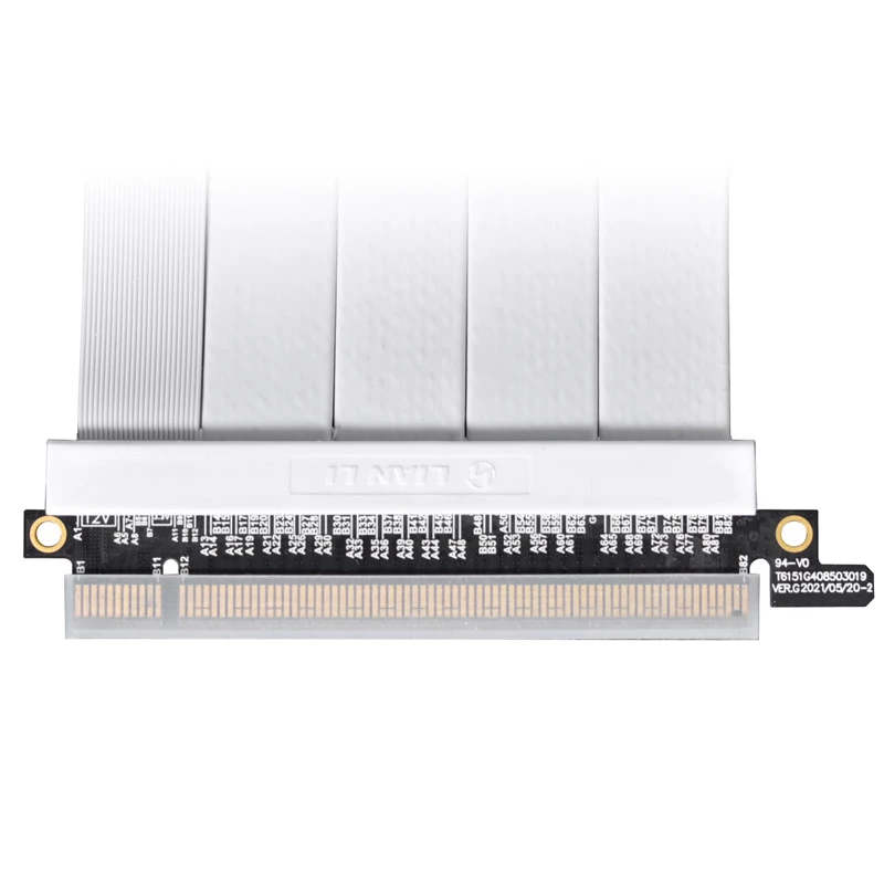 Lian Li PW-PCIV-4-90W PCIe 4.0 riser-kabel 900 mm wit