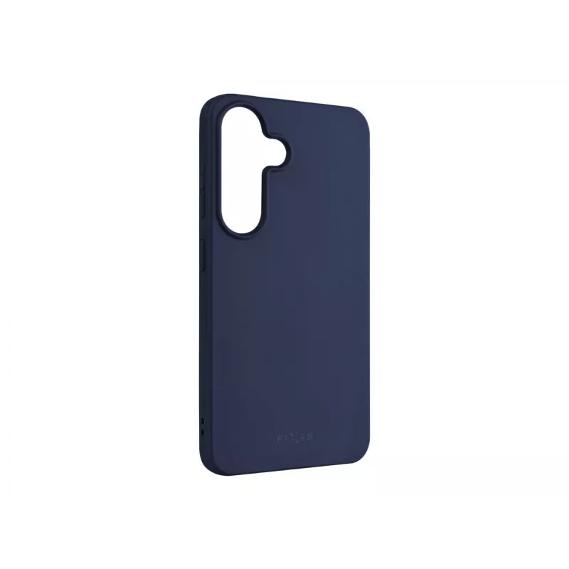 Telefoon-achtercover FIXED voor Samsung Galaxy S25 – rubber, blauw