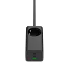 Akyga AK-CH-21 GaN USB-oplader 65 W, 2 x USB-C + USB-A, met stopcontact, 1,5 m, zwart