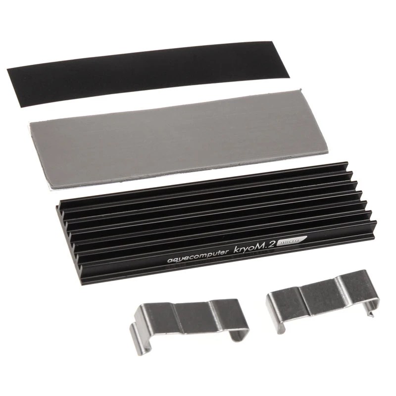 Aqua Computer kryoM.2 micro passieve koeler voor M.2 2280 SSD