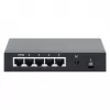 Gigabit 5xPoE Passthrough-switch, gevoed via PoE of AC, 68W