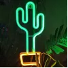 Neon Lights MANTA SNL07GN groen geel cactusstijl decoratieve LED-neonlamp