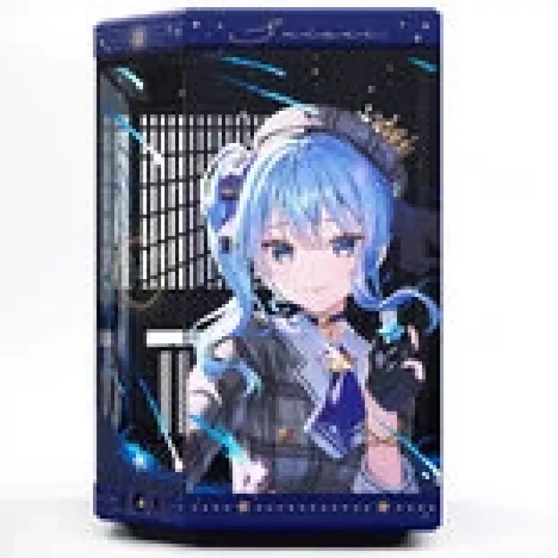 Computerbehuizing HYTE Y70 Hoshimachi Suisei blauw gehard glas — mid-tower ATX-behuizing met gehard glazen panelen
