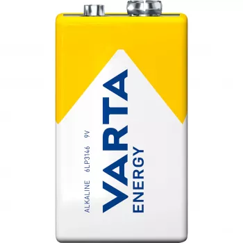 Batterij Varta ENERGY 9 V Alkaline — 9 V, 48,5 mm hoogte, 46 g, 1 stuk