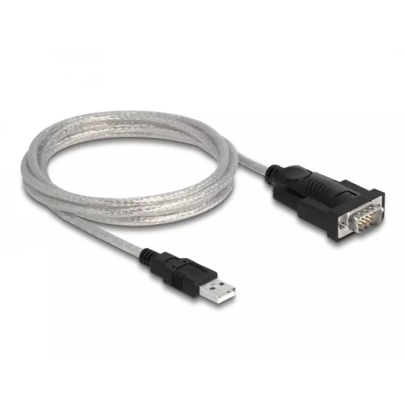 DeLOCK adapter USB 2.0 Type-A naar serieel RS-232 D-Sub 9 + D-Sub 25
