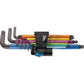 L-vormige inbussleutelset Wera 05022210001