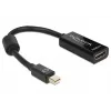 Delock - videoadapter - Mini DisplayPort male naar HDMI female - 18 cm (65099)