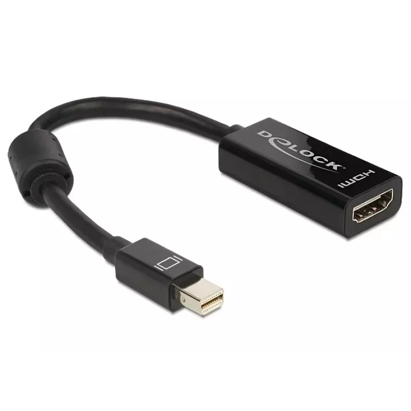 Delock - videoadapter - Mini DisplayPort male naar HDMI female - 18 cm (65099)