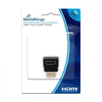 HDMI-adapter MediaRange MRCS166 gold plated zwart