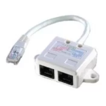 VALUE T-adapter Cat.5e, Class D, UTP, RJ-45 netwerksplitter