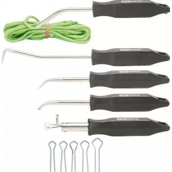 Voorruitmontageset ks tools 140.2240, 5-delige set voor glasaanpassing en afdichting