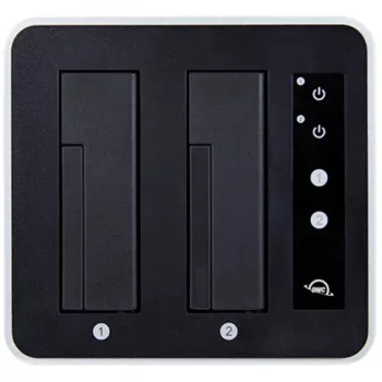∆OWC Drive Dock with USB-C (USB 3.1 Gen 2) dual drive bay oplossing
