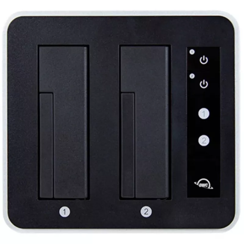 ∆OWC Drive Dock with USB-C (USB 3.1 Gen 2) dual drive bay oplossing