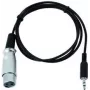 DMX-adapter EUROLITE 51916210, 3,5 mm jack naar XLR, 1 m kabel