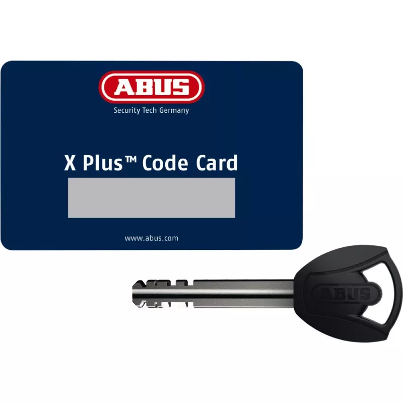 ABUS 59715 fietsslot zwart - rood 1200 mm kettingslot (59715)