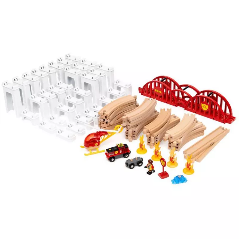 Ravensburger Brio Mega Spiral Set – accessoireset voor houten spoorbanen