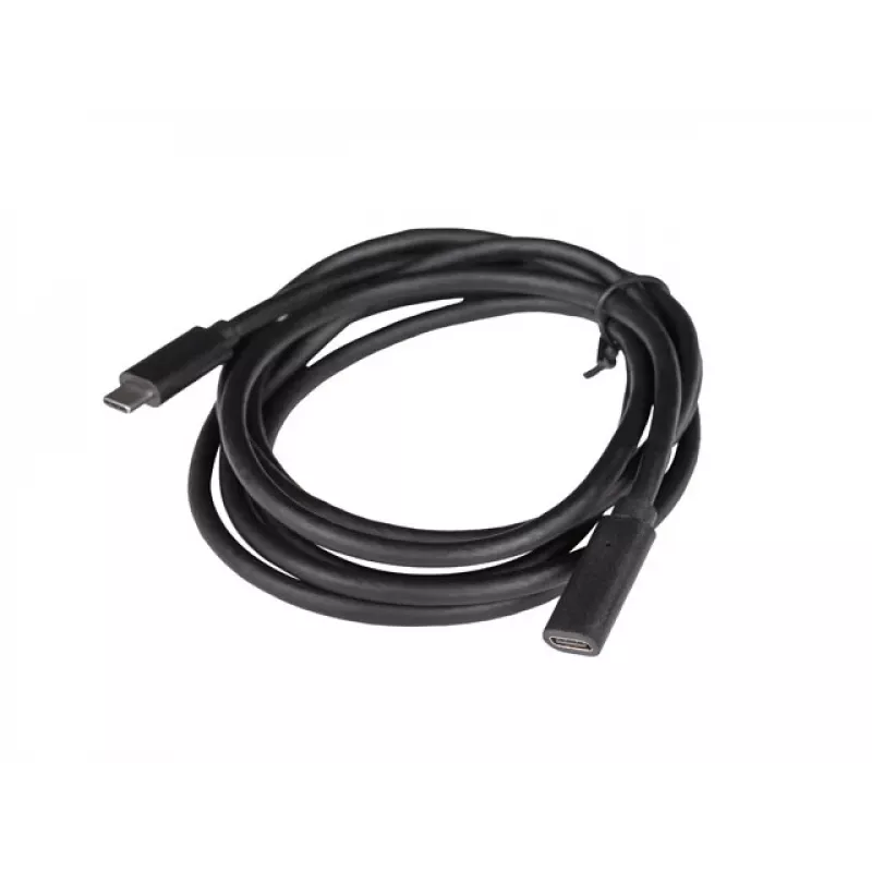 USB-kabel LANBERG CA-USBE-20CC-0015-BK USB-C naar USB-C 1,5 m, USB 3.2 Gen 1 (5 Gbit/s), vergulde contacten, zwart