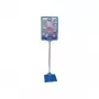 Displaystandaard Franken PSM A4 03 metalen voet, A4-formaat, blauw