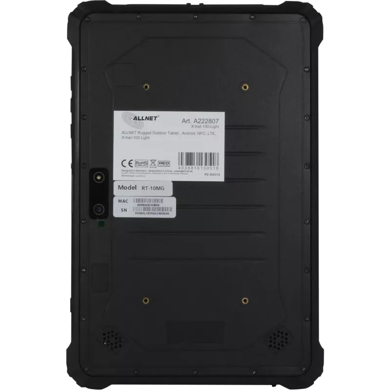 ALLNET robuuste outdoor tablet 10 inch 8 GB 128 GB Android NFC LTE X-trail-100-Light (X-trail-100-Light)