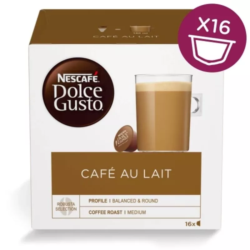 Nescafe Dolce Gusto Cafe Au Lait koffie, 16 capsules