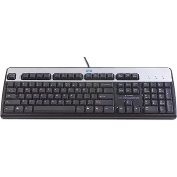 HP 701429-061 Toetsenbord USB QWERTY Italiaans zwart, zilver