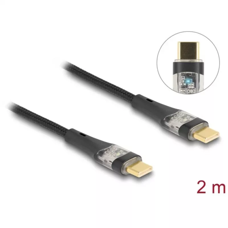 Delock 80764 USB-kabel zwart