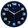 NeXtime wandklok 3053bl Dash Blue, Ø 35 cm, wand, blauw