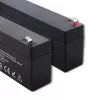 Verzegelde AGM-accu QOLTEC 12V 2,3Ah voor UPS- en back-upsystemen, max. ontlading 34,5A