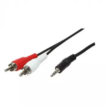 LogiLink audiokabel - stereo mini-jackstekker mannelijk naar RCA x 2 mannelijk