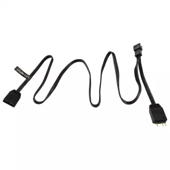 Phanteks PH-CB-DRGB3P_MB – 3-polig – 2 x Molex (3-polig) – recht – recht – zwart – moederbord (PH-CB-DRGB3P_MB)