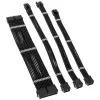 Kolink Core Standard Braided Kabel Extension Kit - Jet zwart