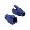 Logilink | RJ45-stekker trekontlasting, 8,0 mm (50 stuks) | MP0035B | blauw