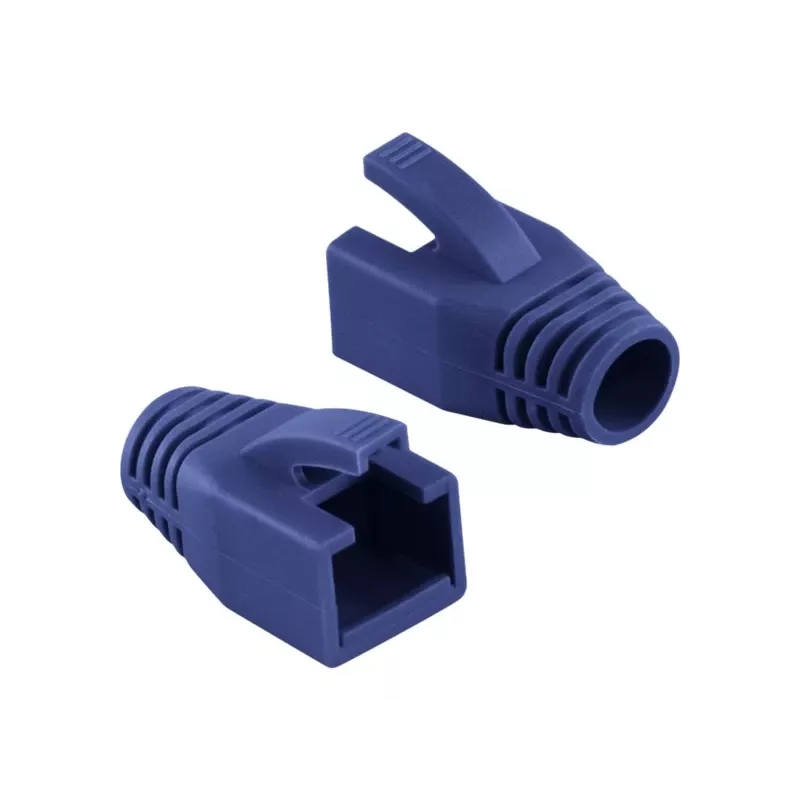 Logilink | RJ45-stekker trekontlasting, 8,0 mm (50 stuks) | MP0035B | blauw
