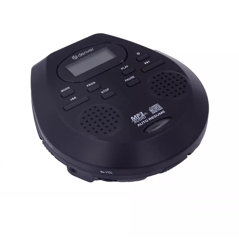 Draagbare cd-speler Denver DMP-395B zwart MP3-weergave LCD-display
