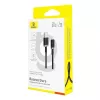 Baseus Dura USB Type A naar type C 60 W snellaadkabel 2 m zwart, goud