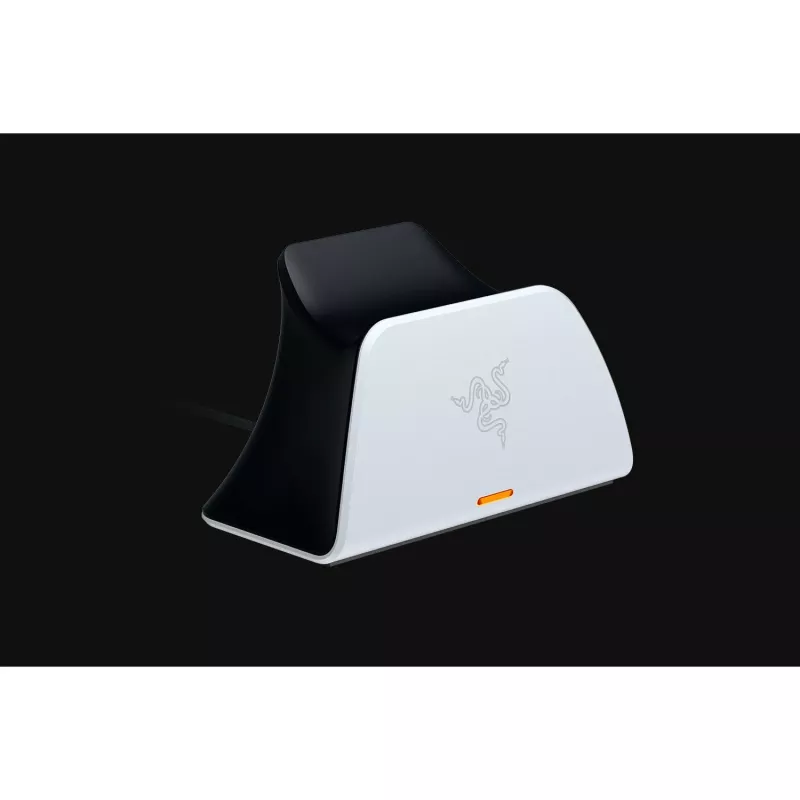 Razer RC21-01900100-R3U1 snellaadstation voor PlayStation 5 DualSense-controllers, USB-C-naar-USB-A-kabel, wit