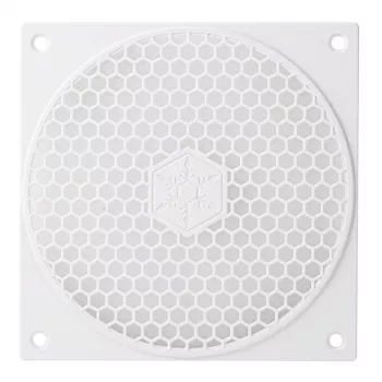 Ventilatorfilter Silverstone FF121 ABS nylon wit 120mm