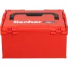 Toolbox FISCHER L-BOXX FLB 238 leeg, rood/zwart, modulaire opbergkoffer