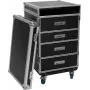 Ladecase Roadinger WDS-2 met wielen – universele opbergwagen voor elektronica en accessoires