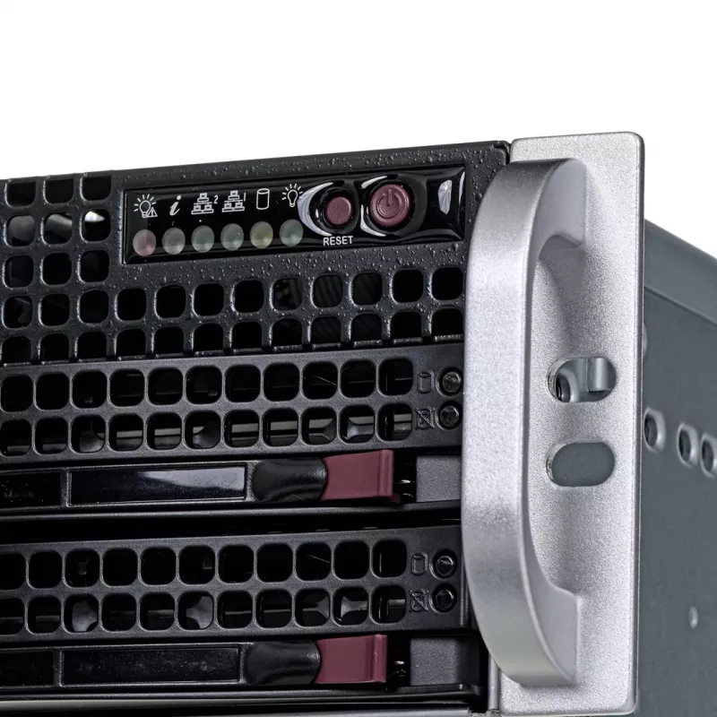 Serverbehuizing Supermicro 825TQC-R802LPB rack zwart