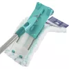 Mop Leifheit 55049 microvezel mop voor laminaat, tegels en hout, grijs/turquoise