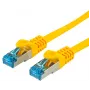 LOGON TCR55SS0015Y netwerkpatchkabel, SSTP Cat5e, 0,15 m, geel